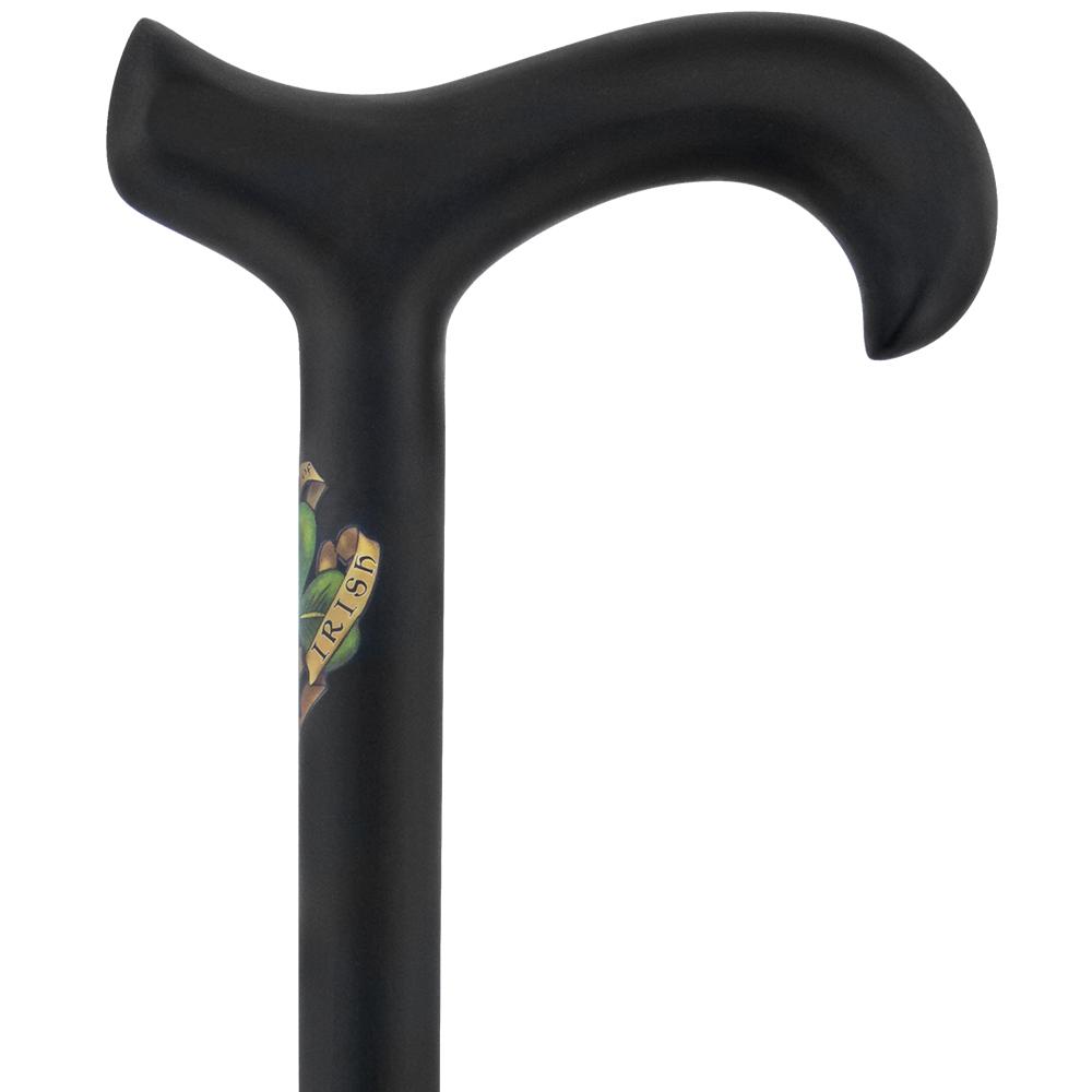 Scratch & Dent Luck of the Irish - Folding Carbon Fiber Derby Walking Cane - 2 Piece V1283 With Paypal Online