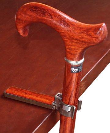 Auto Flip-Up Padauk Wood Cane Holder: Easy Store-Away Design Recommend Cheap Pice