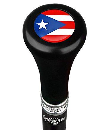 Puerto Rico Flat Top Stick: Beechwood Shaft Pewter Shop Offer Cheap Pice