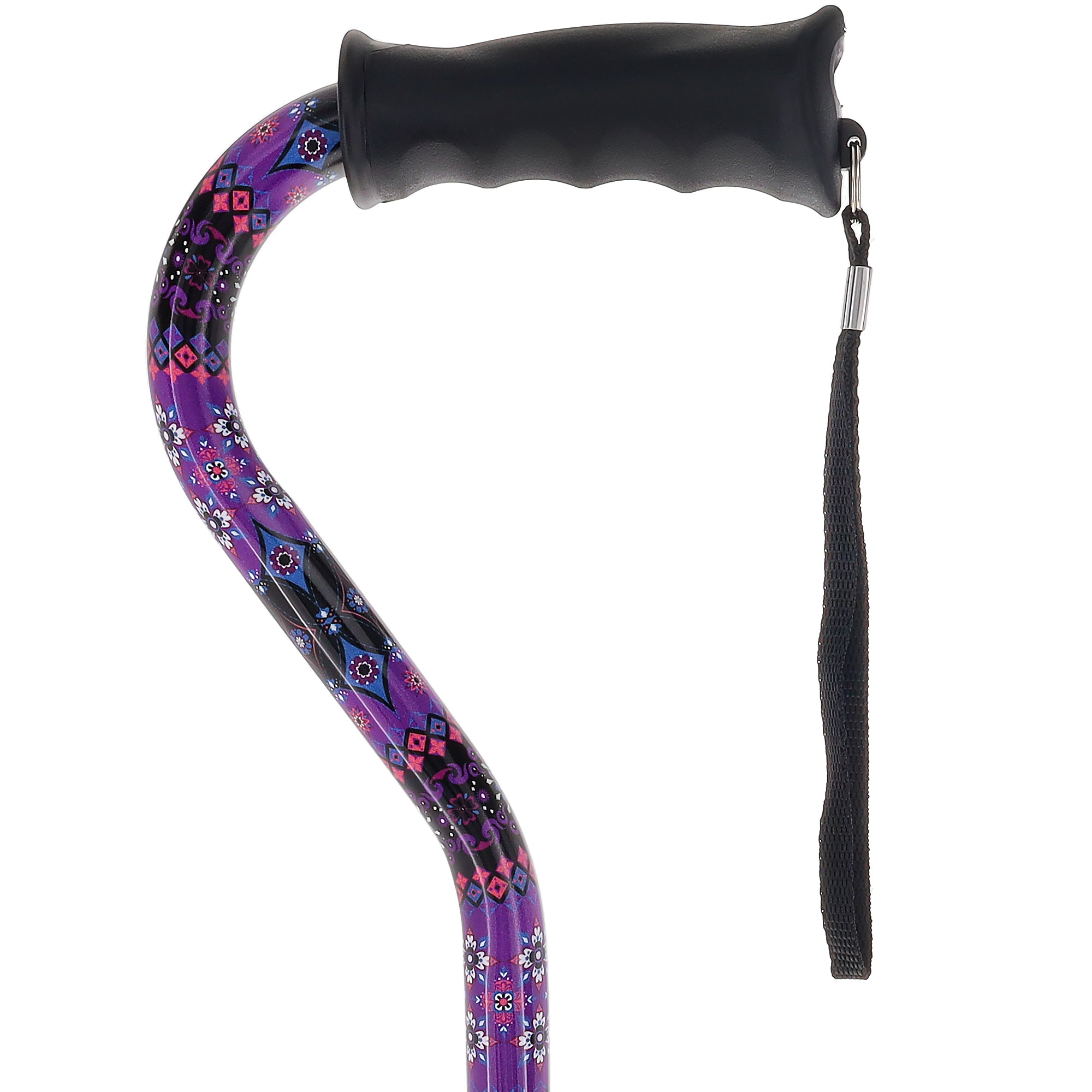 Designer Purple Cane: Comfort Grip & SafeTbase, Adjustable Pictures Online