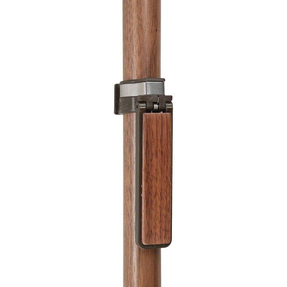 Auto Flip-Up Walnut Wood Cane Holder: Easy Store-Away Design Discount Explore