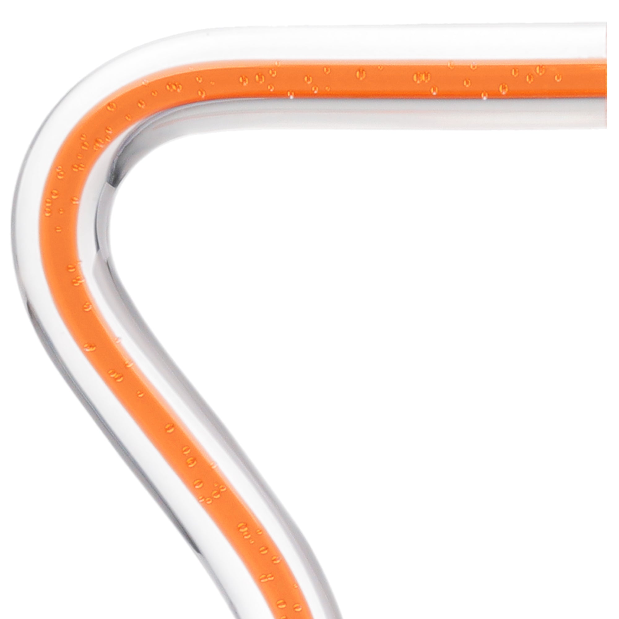 Be Bold Wear Orange Cane: Orange Streak w/ Floating Bubbles in Clear Shaft Cheap Footlocker Finishline