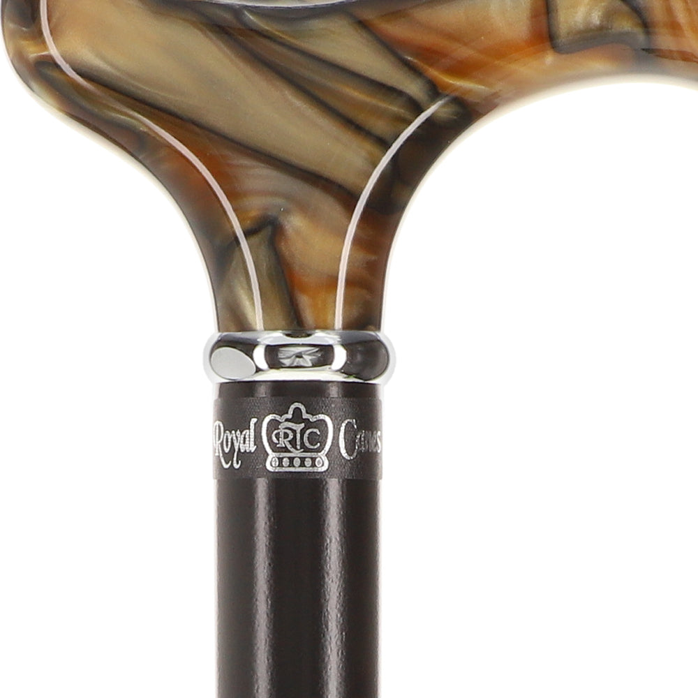 Pearlescent Acrylic Derby Cane w/ SafeTbase Manchester Great Sale Cheap Online