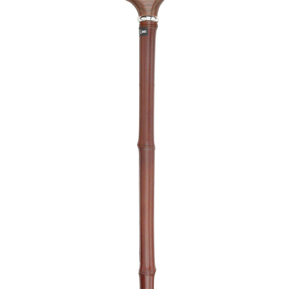 Scratch & Dent Walnut Derby Handle Cane with Dark Bamboo Shaft V1521 Buy Cheap Eastbay