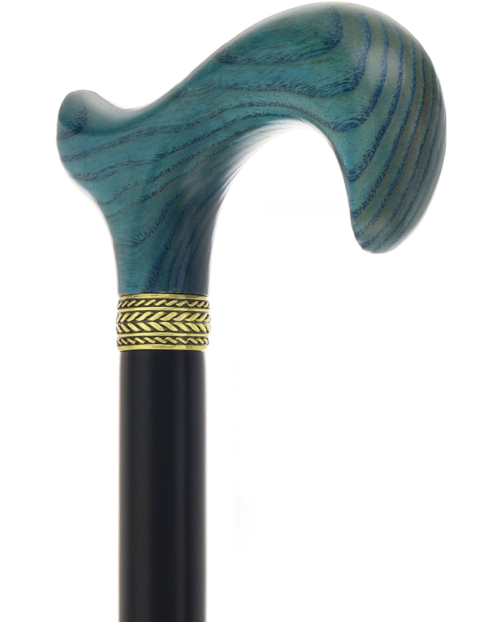 Blue Denim Derby Cane: Ash Wood, Brass Clearance Amazing Pice