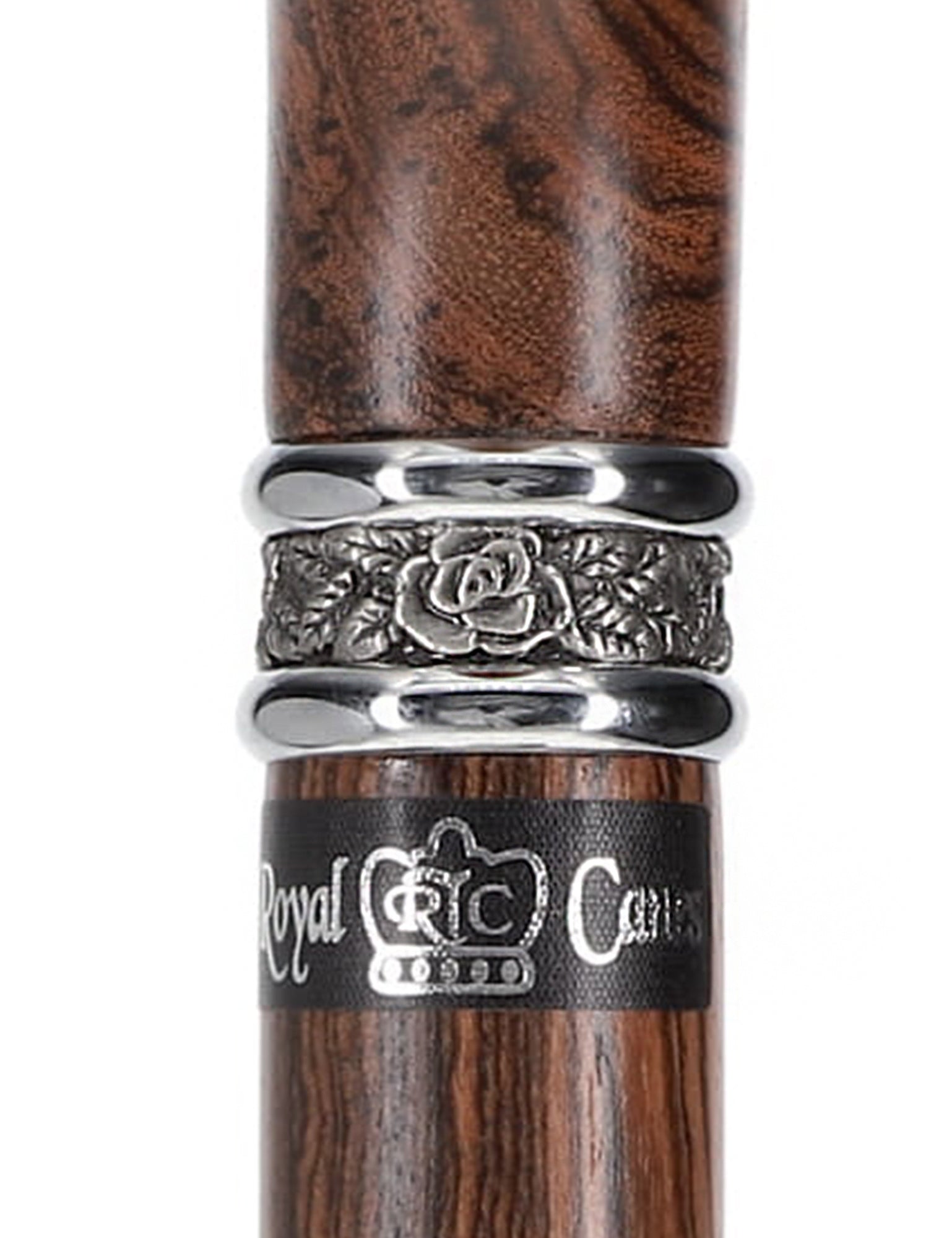 Luxury Natural Bocote Wood Derby Cane - Nature's Design - Collar Option Sale Best Pices