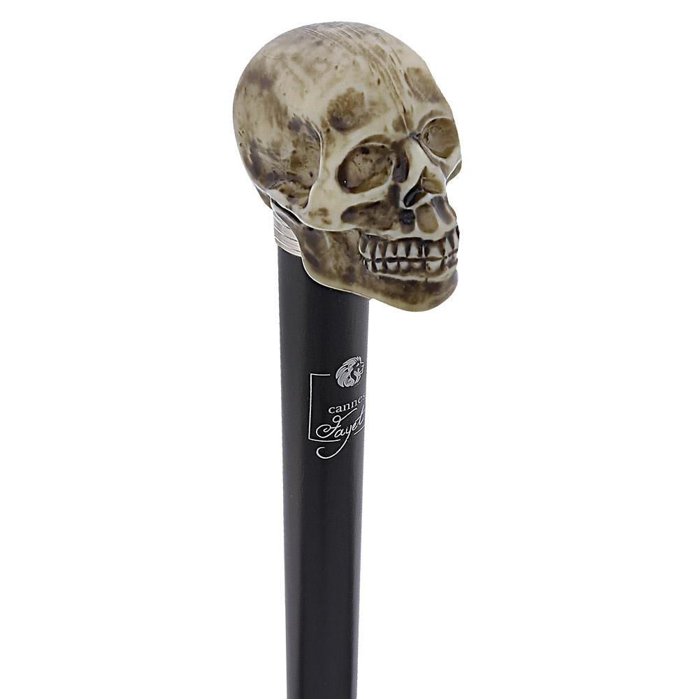 French Faux Bone Skull Sword Stick: Carbon Fiber Shaft 2025 New Sale Online