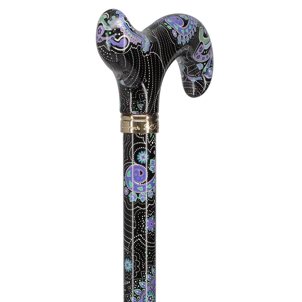 Purple Majesty: Designer Adjustable Cane w/ Patterned Handle Sale Deals