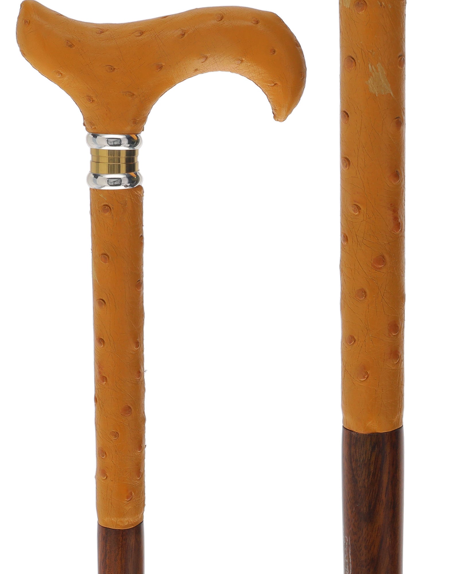 Rare Collectorâs Piece Listing: Derby Ostrich Handle walking cane 2025 New