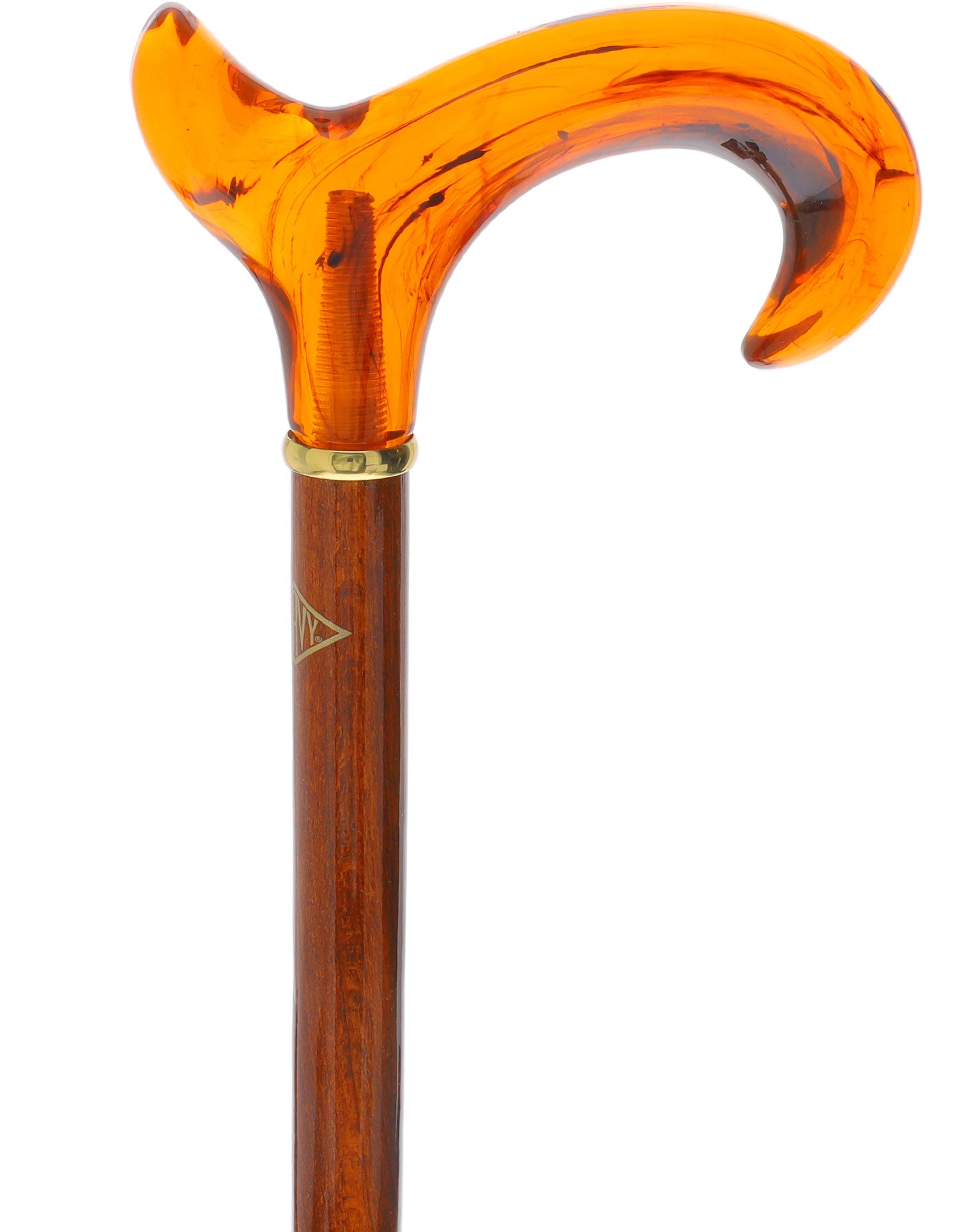 Limited single item listing: Amber ergonomic handle walking cane (left hand) Cheap Sale Inexpensive