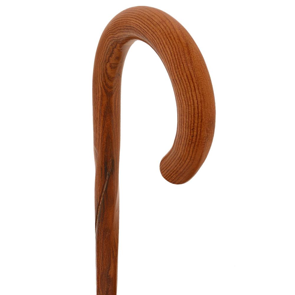 Acacia wood dark swirl crook cane Cheapest Pice For Sale