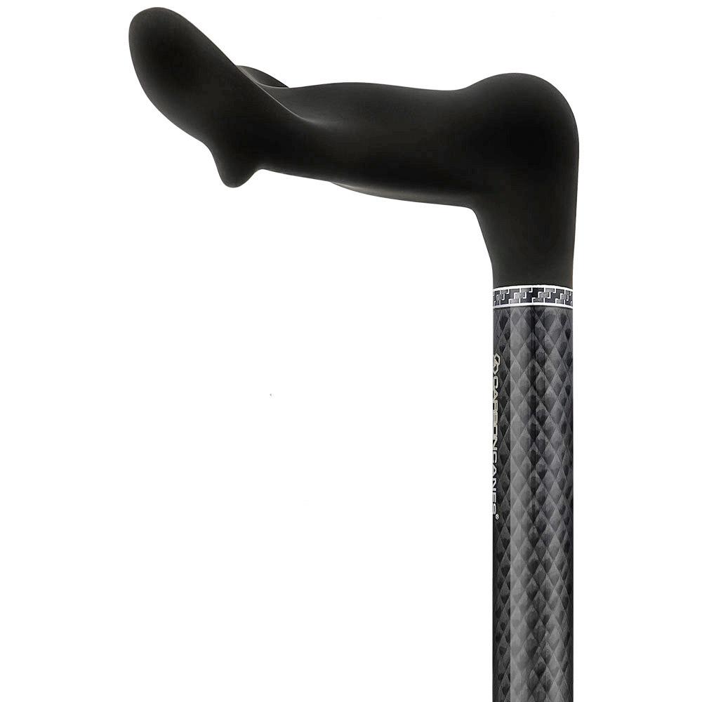 Lightweight & Adjustable: High-Tech Carbon Fiber Palm Grip Cane Store Cheap Online