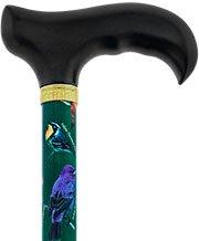 Scratch and Dent American Songbird Adjustable Derby Walking Cane with Engraved Collar V2045 Good Selling Online