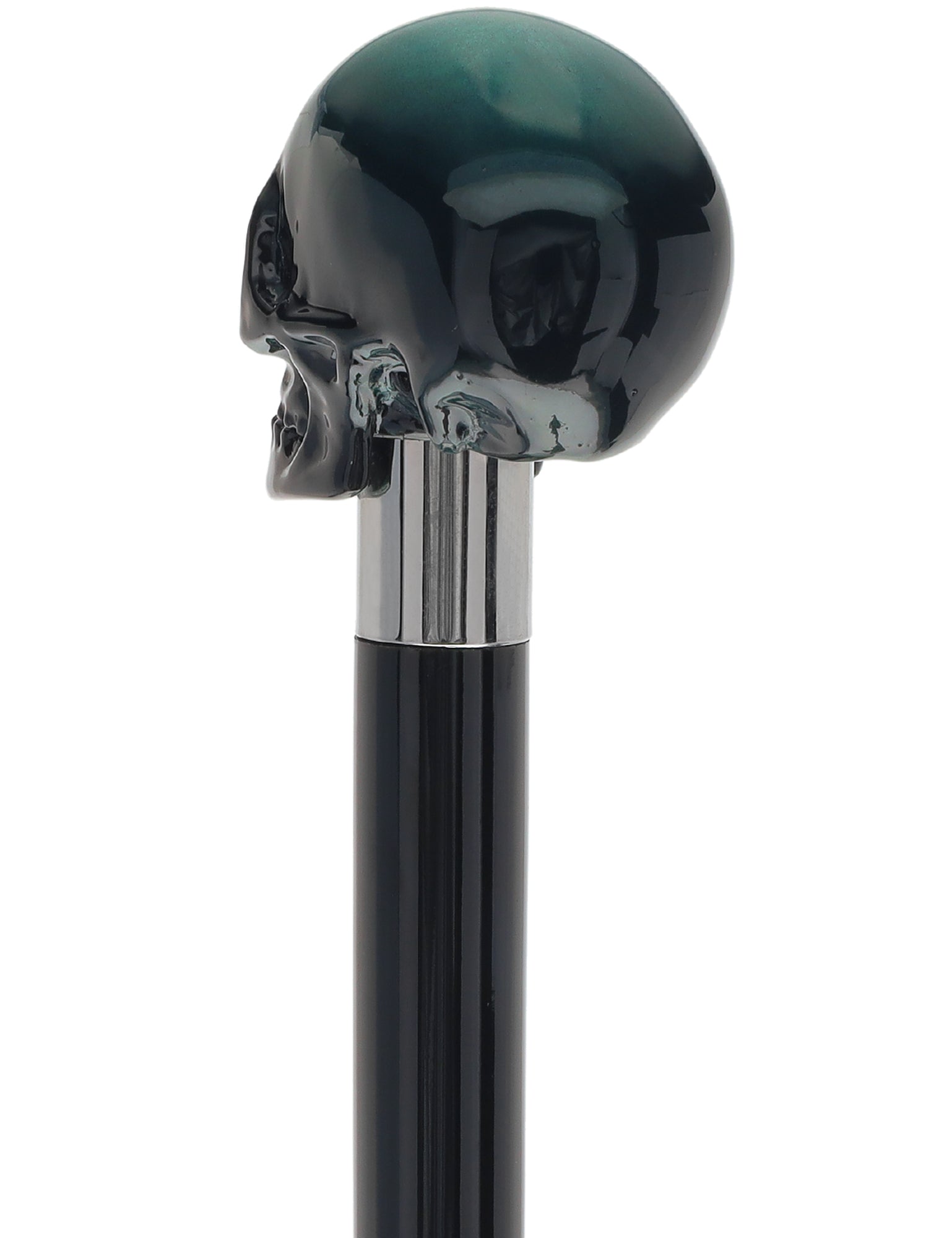 Mystic Emerald Skull Head Walking Stick with Beech wood shaft Cheap Sale Amazon