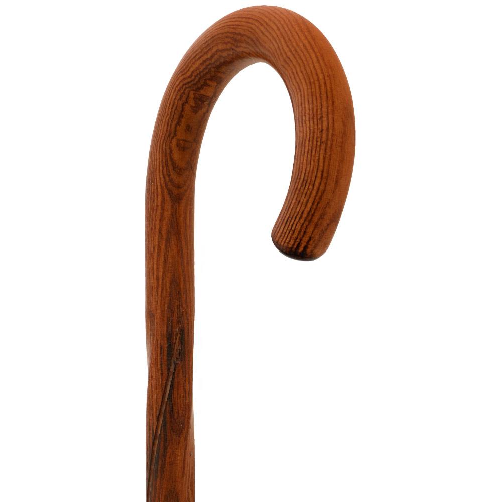 Acacia wood dark swirl crook cane Cheapest Pice For Sale