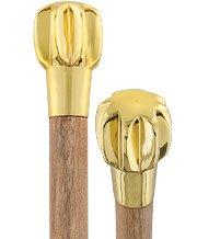 The Persuader: Elegant Brass Knob Mace Cane for Defense Outlet Discount Authentic