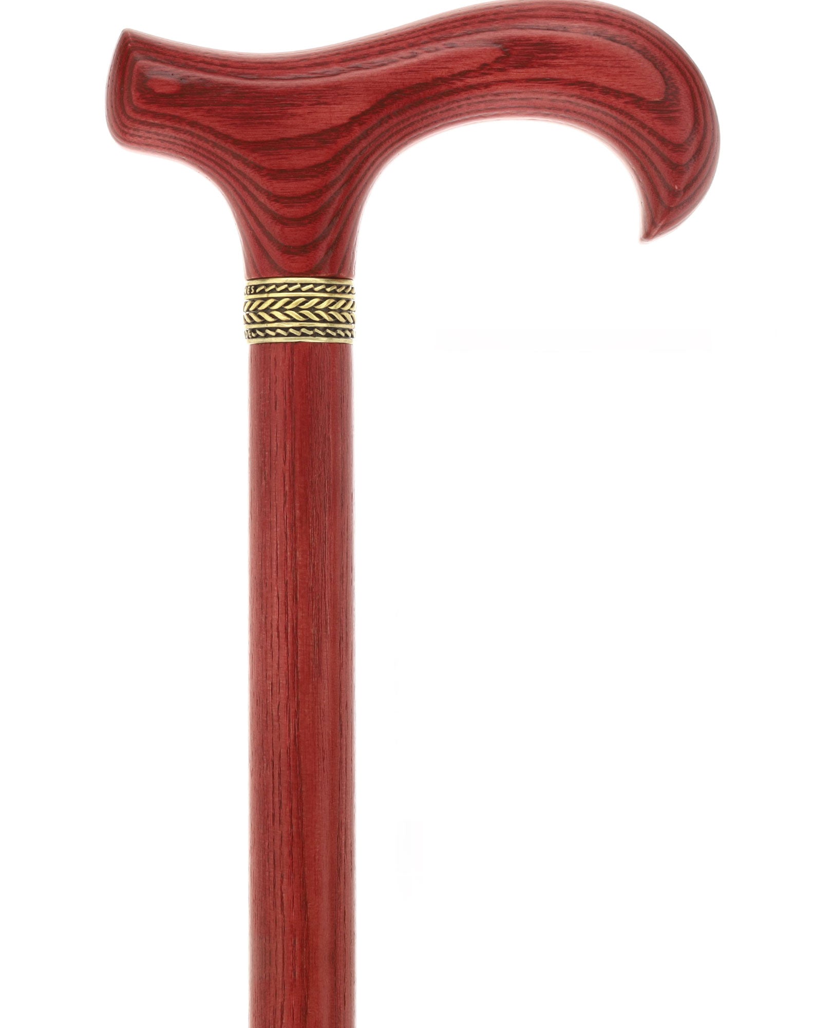 Derby Handle Standard Size (All Red, Pewter Collar) Free Shipping Fashionable