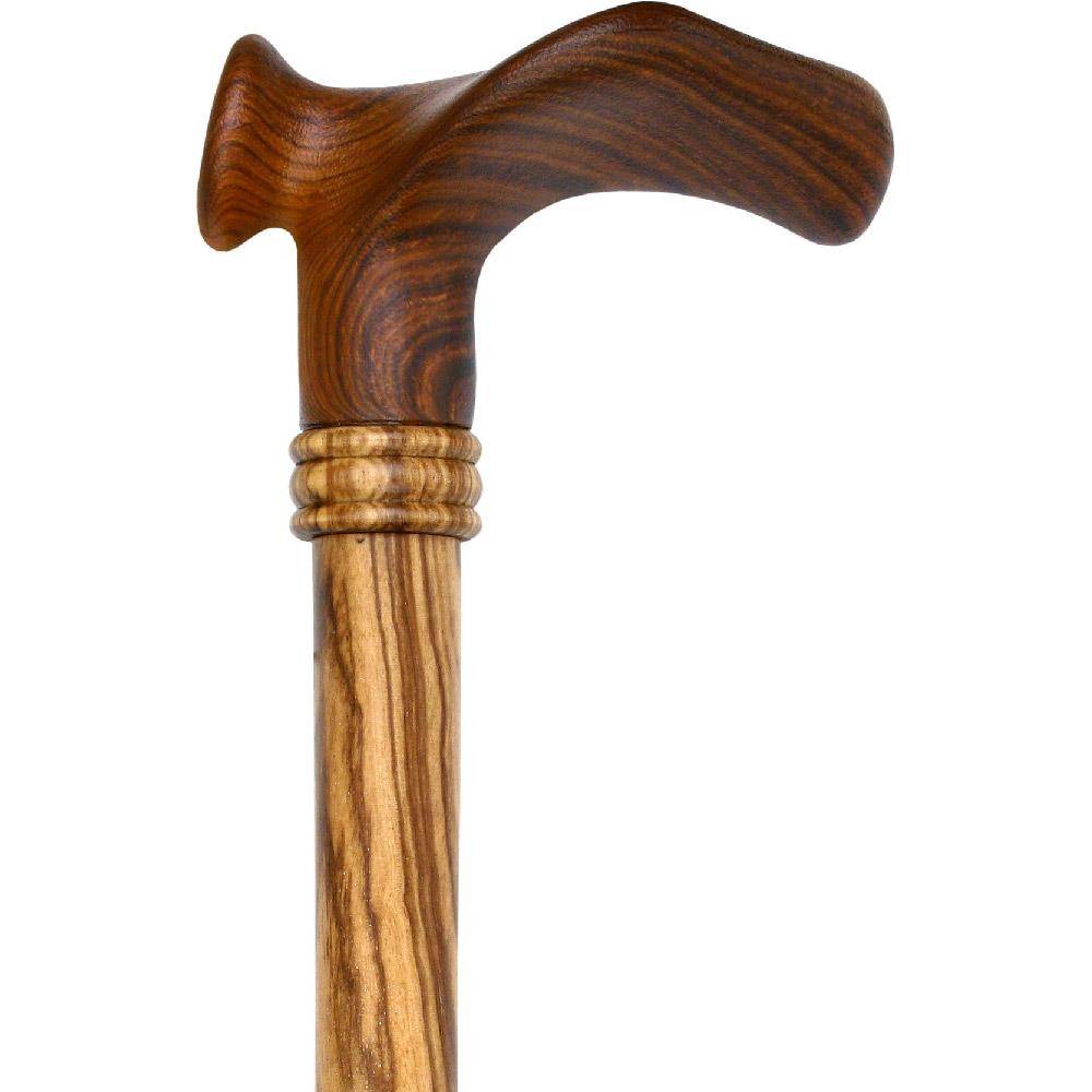 Contour Palm Grip Cane - Zebrano Wood, Ergonomic Comfort Buy Cheap Shop