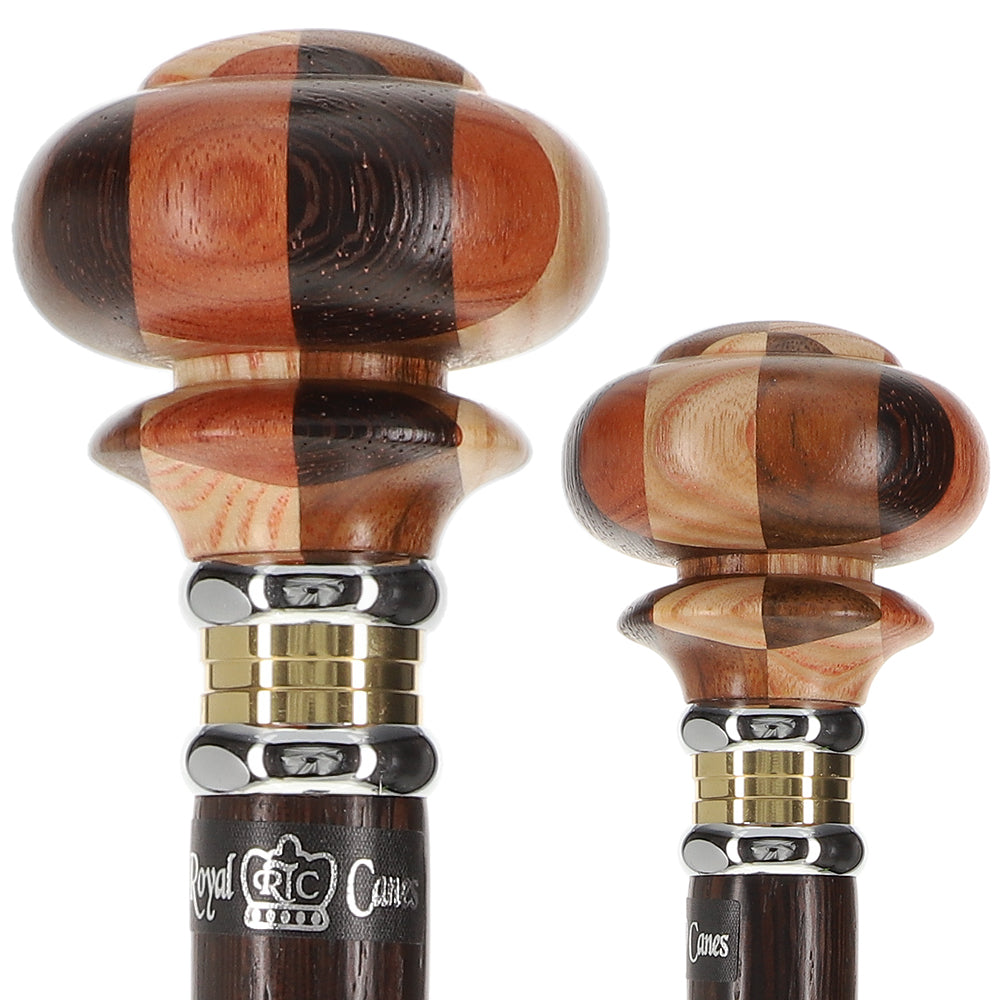 Scratch and Dent Mad Hatter: Inlaid Multi-Wood Knob with Wenge Wood Shaft V3082 Sale Finishline