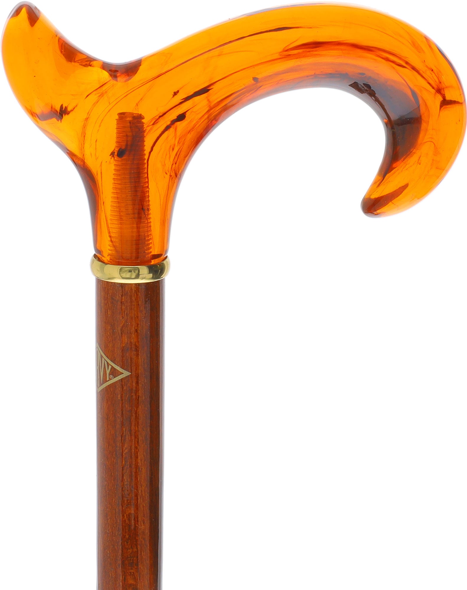 Limited single item listing: Amber ergonomic handle walking cane (left hand) Cheap Sale Inexpensive