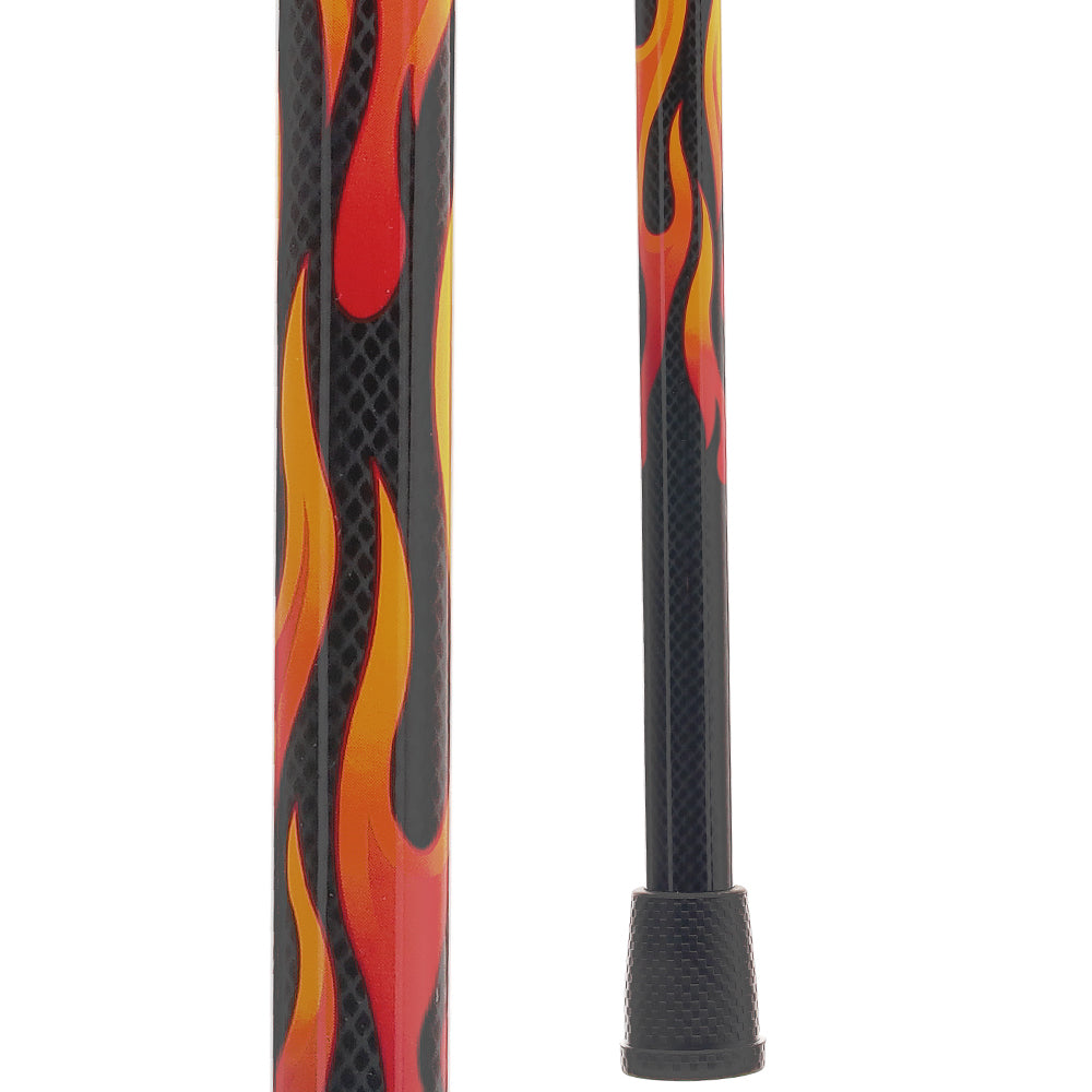 Scratch and Dent Exclusive Dr. House Flame Derby Cane - Carbon Fiber V3458 Ebay