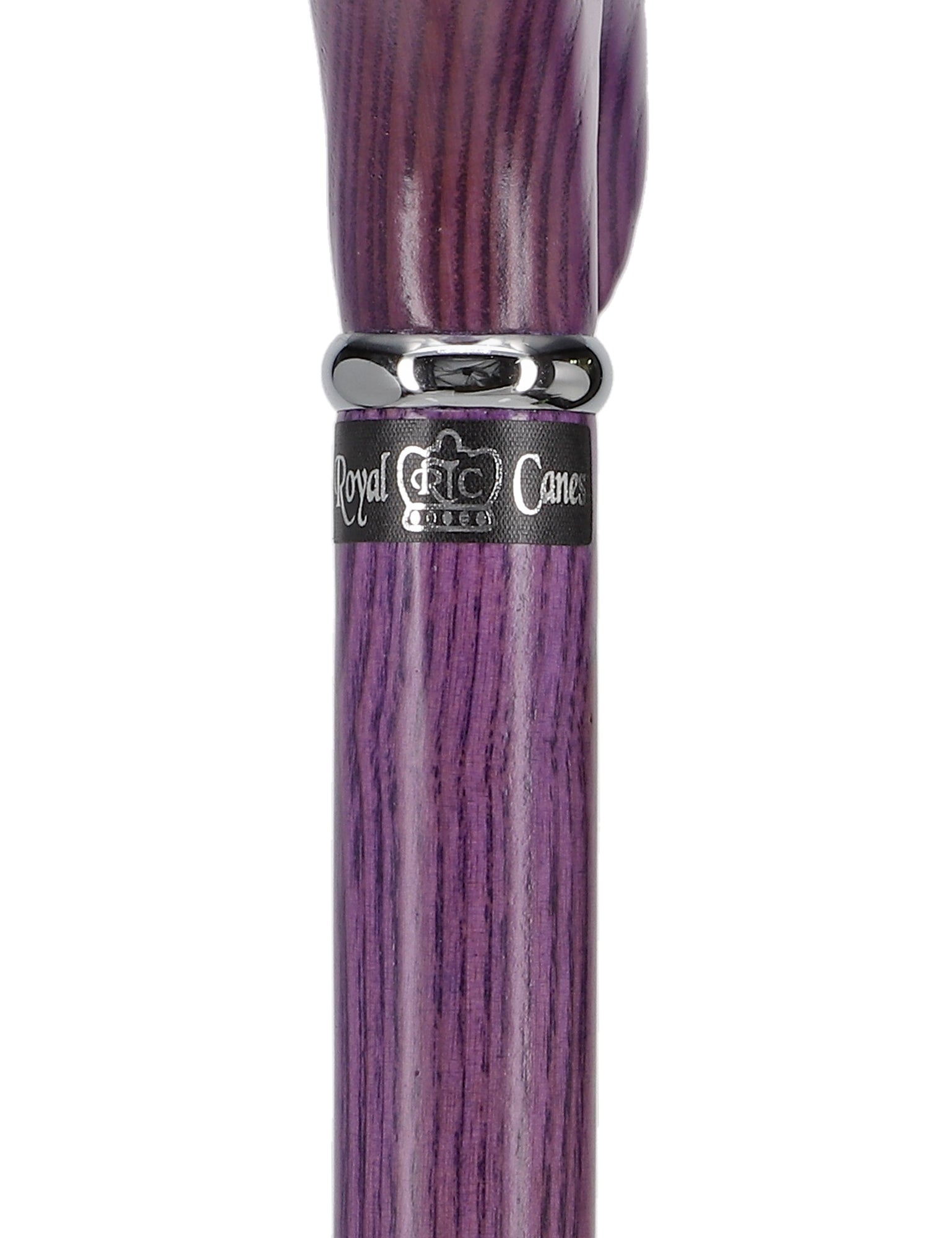 Vivid Purple Derby Cane with Premium Ash Wood Shaft Clearance With Mastercard