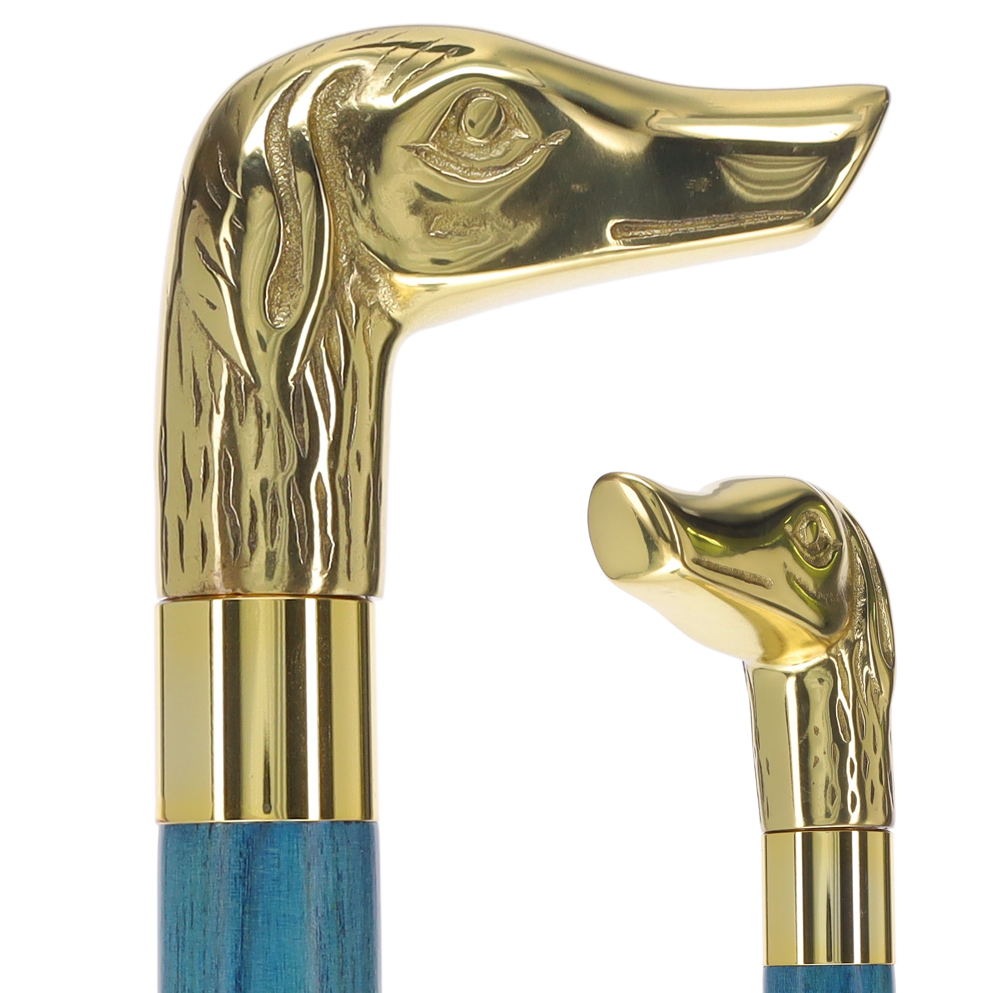 Premium Brass Dog Handle Cane: Stained Custom Color Shaft Sale Wiki