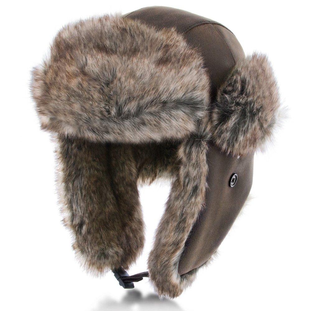 Walrus Hats Faux Fur Brown Trapper Hat Discounts Cheap Pice