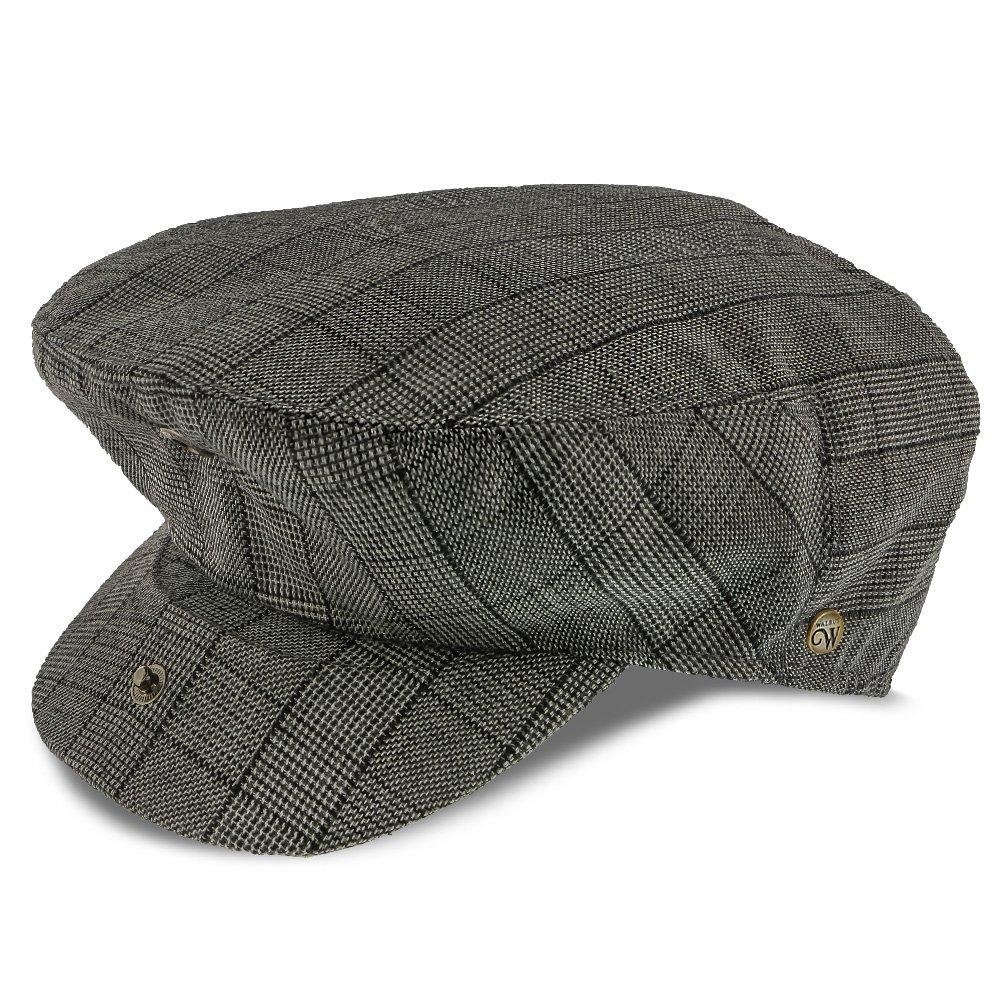 Director - Walrus Hats Grey Plaid Polyester Ivy Cap Excellent Sale Online