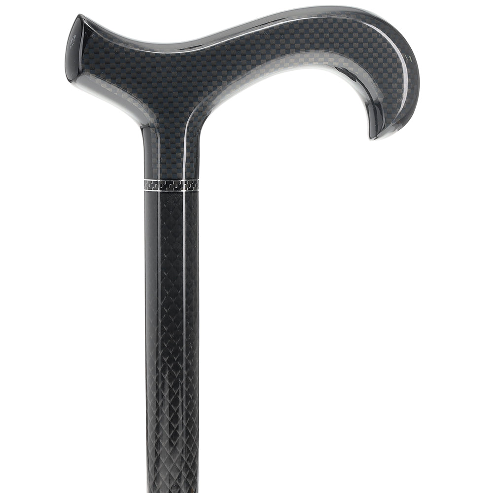 Scratch and Dent Exclusive Dr. House Flame Derby Cane - Carbon Fiber V3458 Ebay