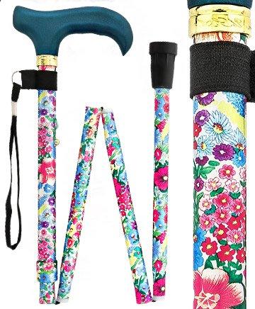 Beautiful Bouquet: Adjustable Folding Cane Wooden Handle Nicekicks Cheap Pice