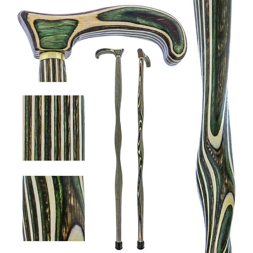 USA-Made Twisted Field & Stream Cane: Colorwood Laminate Free Shipping Fashionable