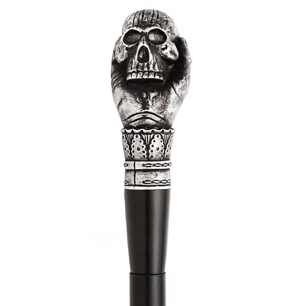 Skull in Hand Pewter Sword Cane Shop Offer