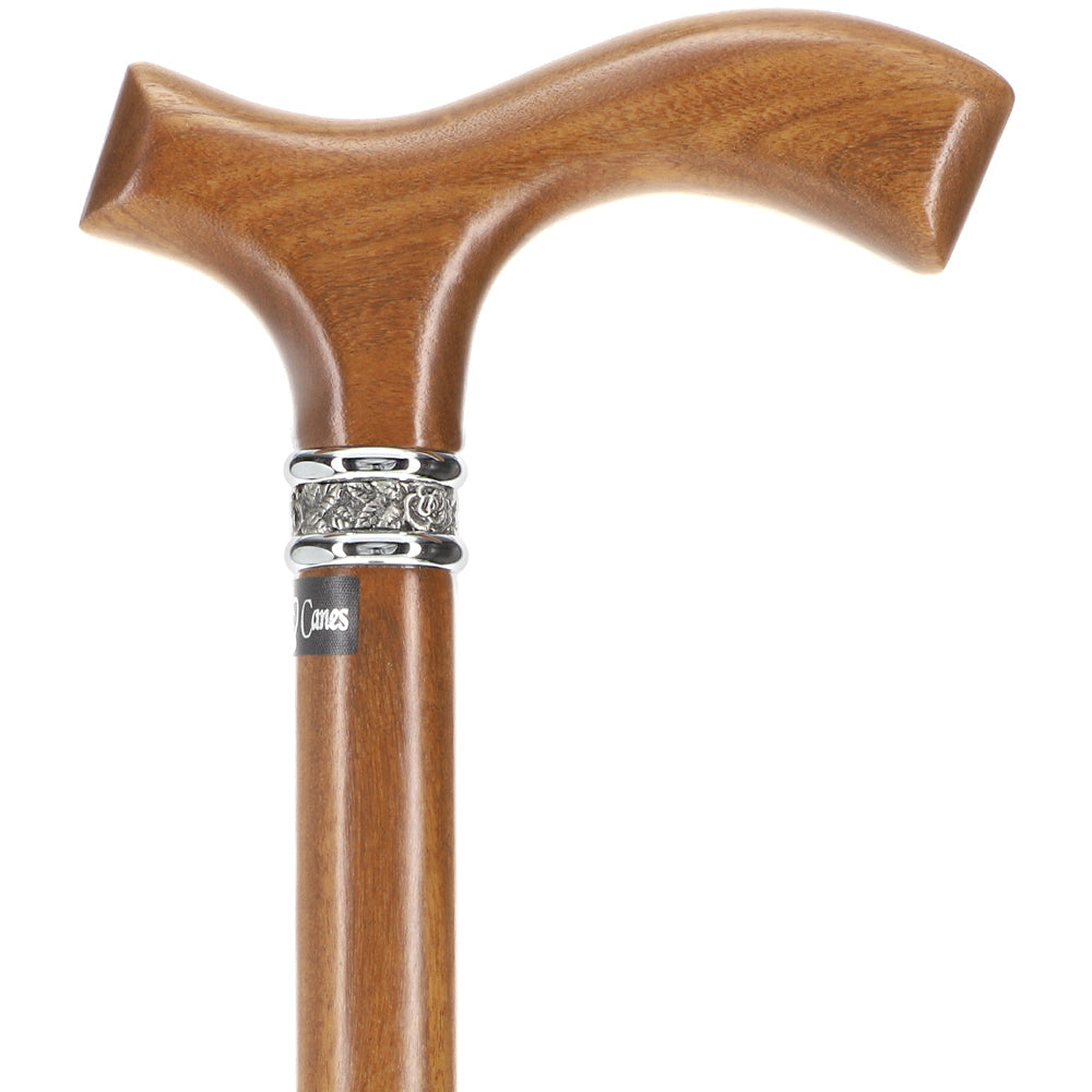 Scratch and Dent Fritz Afromosia Handle Cane with Afromosia Shaft V3225 Free Shipping Very Cheap