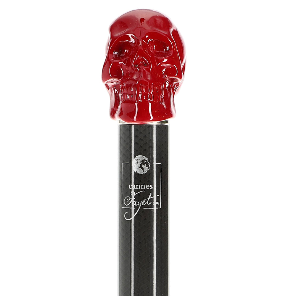 Red Skull Handle Sword Walking Stick with Carbon Fiber Shaft Discount Popular