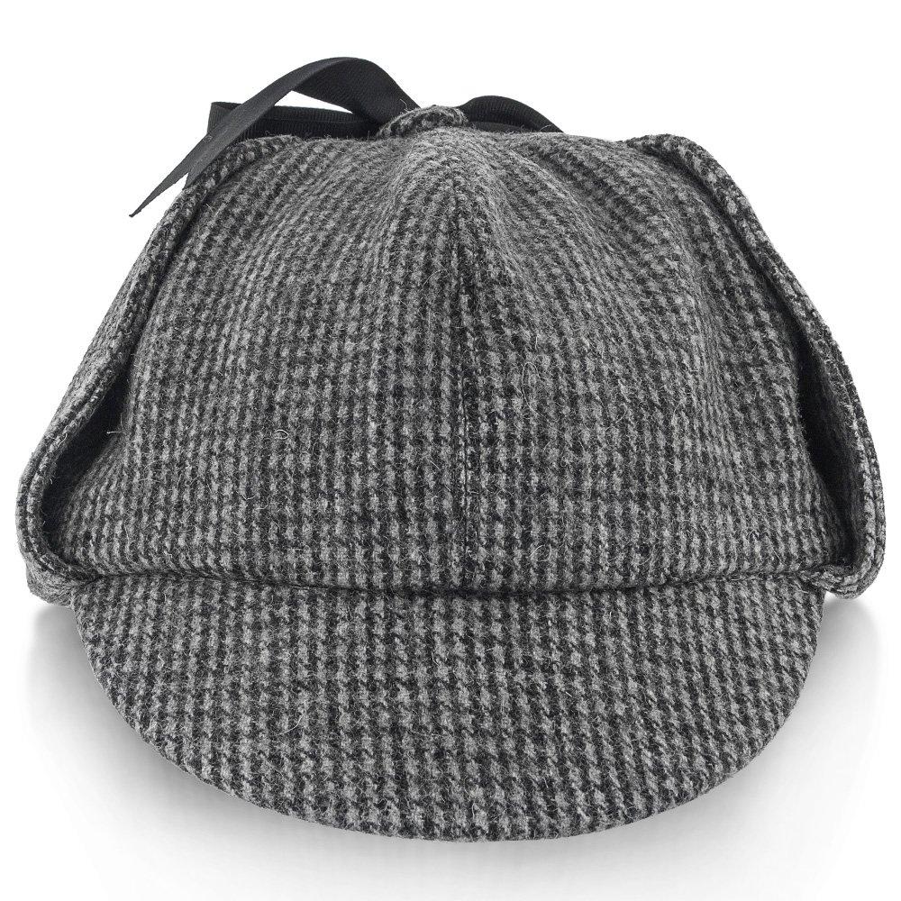 Fox & Hound - Walrus Hats Multi-colored Wool Blend Checkered Sherlock Holmes Deerstalker Hat Sale Online Cheap