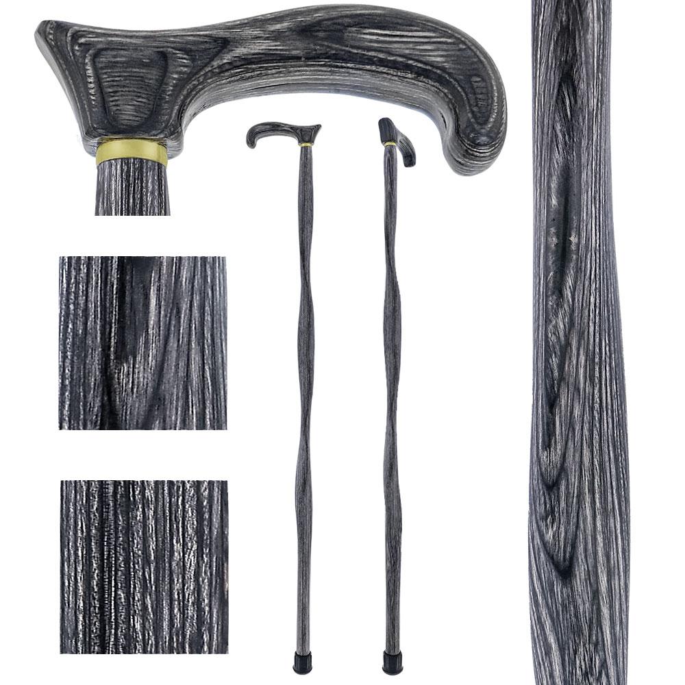 USA-Made Twisted Blackwood Cane: Stylish Colorwood Laminate Cheapest Online