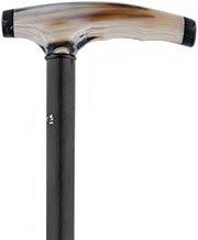 Scratch and Dent Two Tone Blonde Horn Fritz Walking Cane With Ebony Wood Shaft V2213 From China For Sale