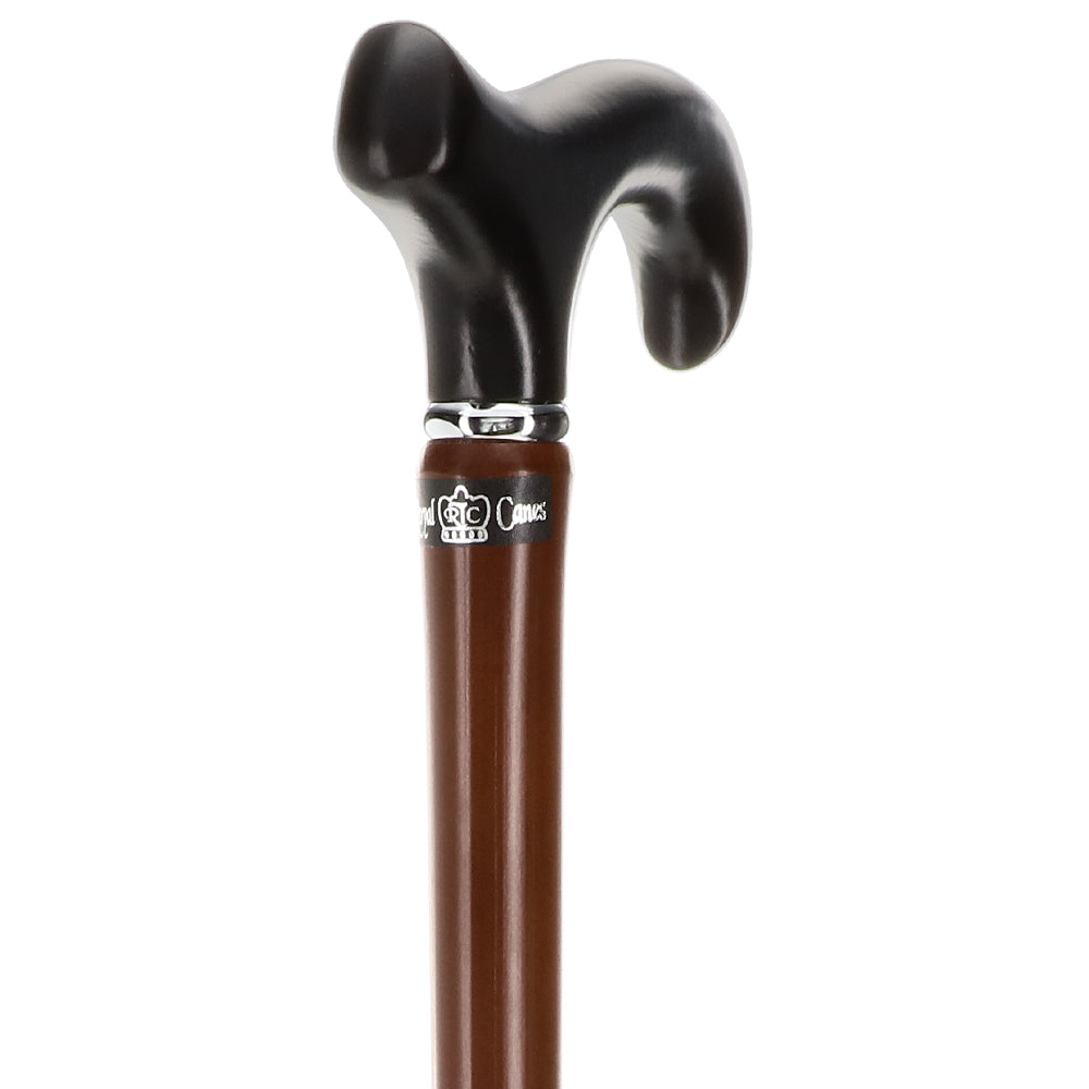 Bamboo Shaft Cane: Elegant Design, Black Beechwood Derby Under 70 Dollars