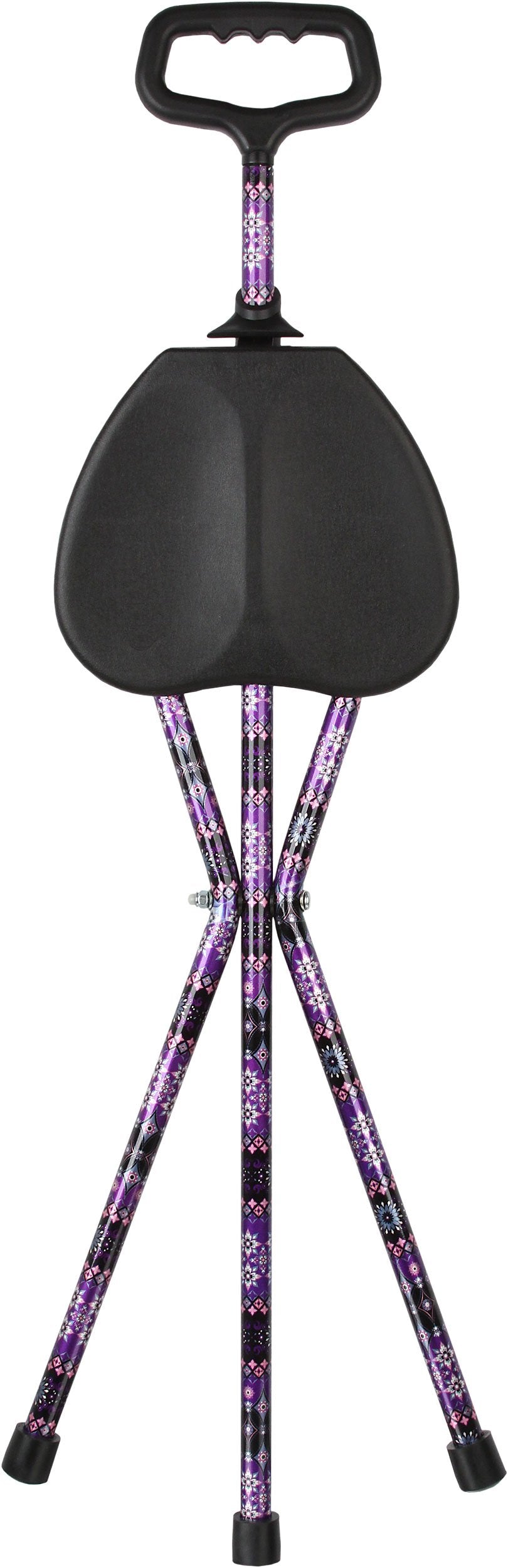 Pretty Purple Aluminum Seat Cane Discount Best