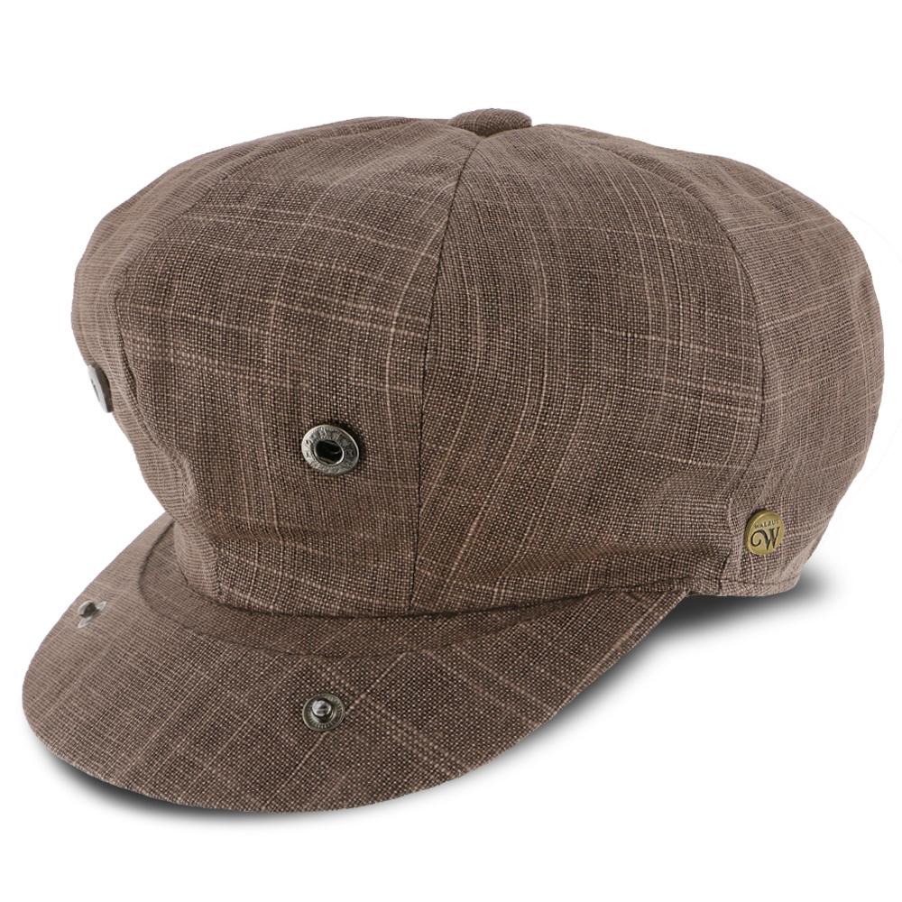 Regal - Walrus Hats Linen/Cotton 8 Panel Newsboy Cap Cheap Sale Shop For