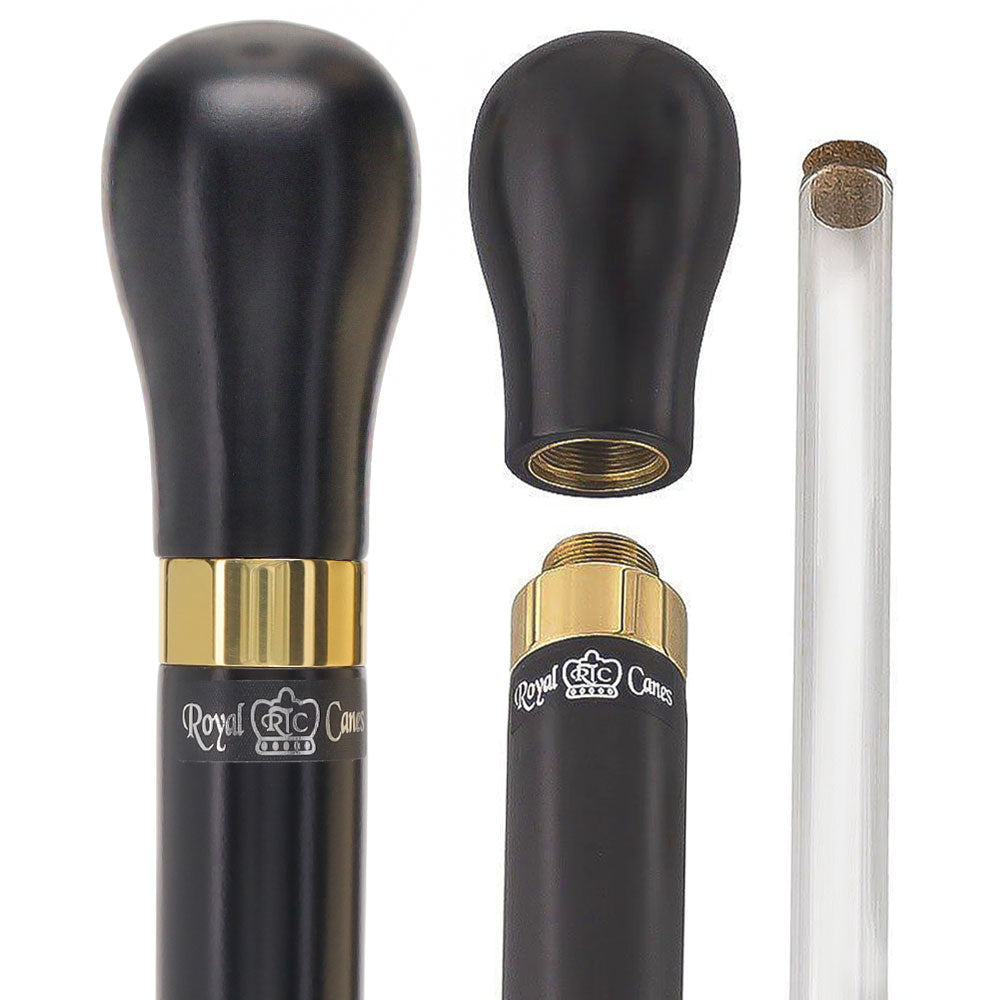 Brandy Flask Smuggler Knob Stick: Beechwood Shaft, Unique Design Outlet Store Cheap Online