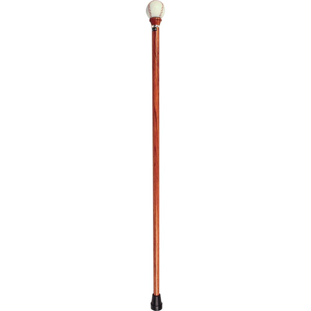 Scratch and Dent Baseball Walking Stick With Rosewood Shaft and Collar V2245 Outlet Discount Sale