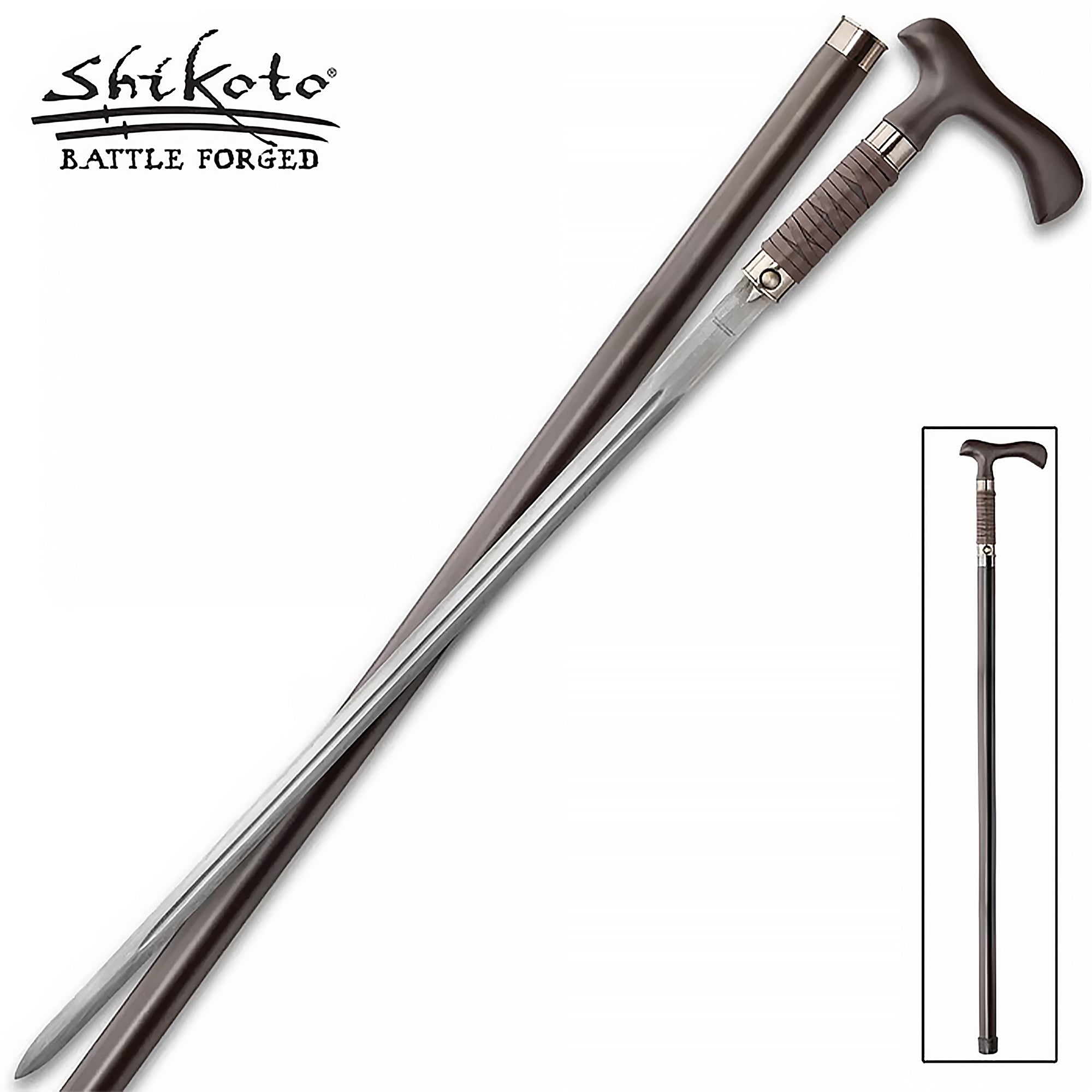 Gentleman's Sword Cane :  Shikoto Rurousha's Stealth Protection Free Shipping Finishline