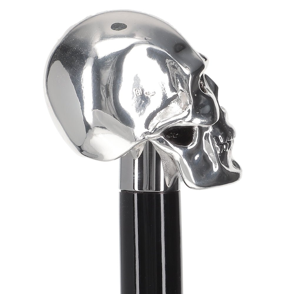 Italian Import: 925r Silver Skull Luxury Walking Stick Cheap Sale Footlocker Pictures