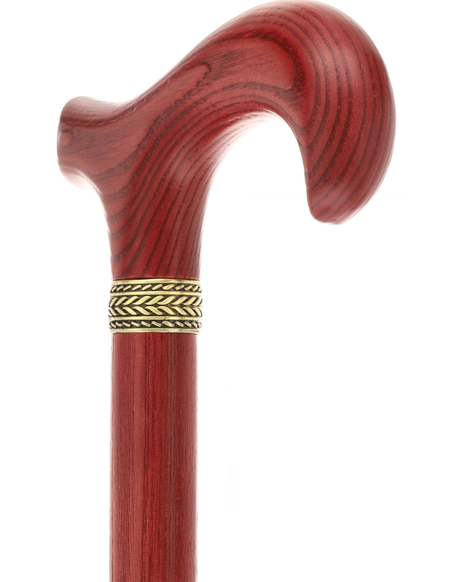 Super Strong Derby Handle Cane - Ash Wood, Pewter Wheat Collar, Matching Stain, 3 Color Options Buy Cheap With Mastercard