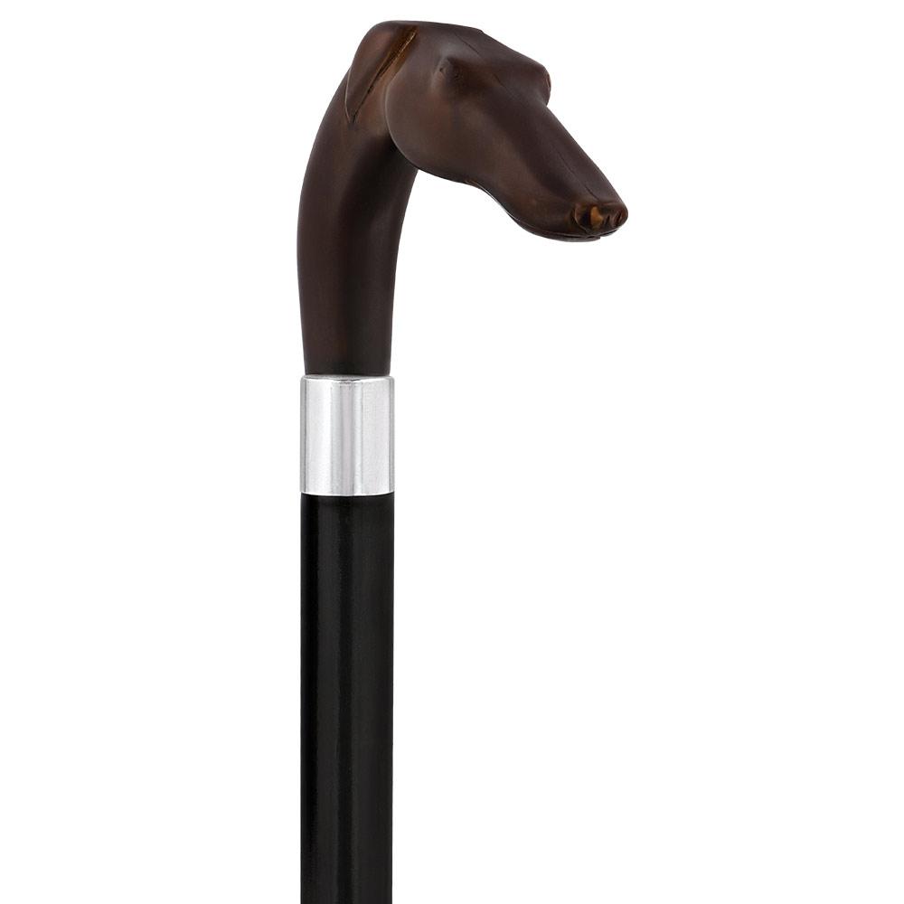 Whippet Dog Crook Cane: Unique Style & Design With Paypal For Sale