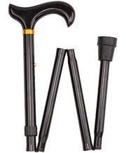 Black Adjustable Derby Folding Cane For Cheap Cheap Online