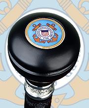 Scratch and Dent Coast Guard Knob Walking Stick With Black Beechwood Shaft and Pewter Collar V1642 Outlet Low Shipping Fee