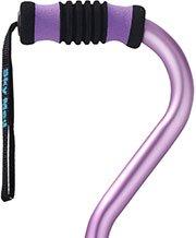 Purple Offset Walking Cane w/ Color matching Grip Buy Cheap Perfect